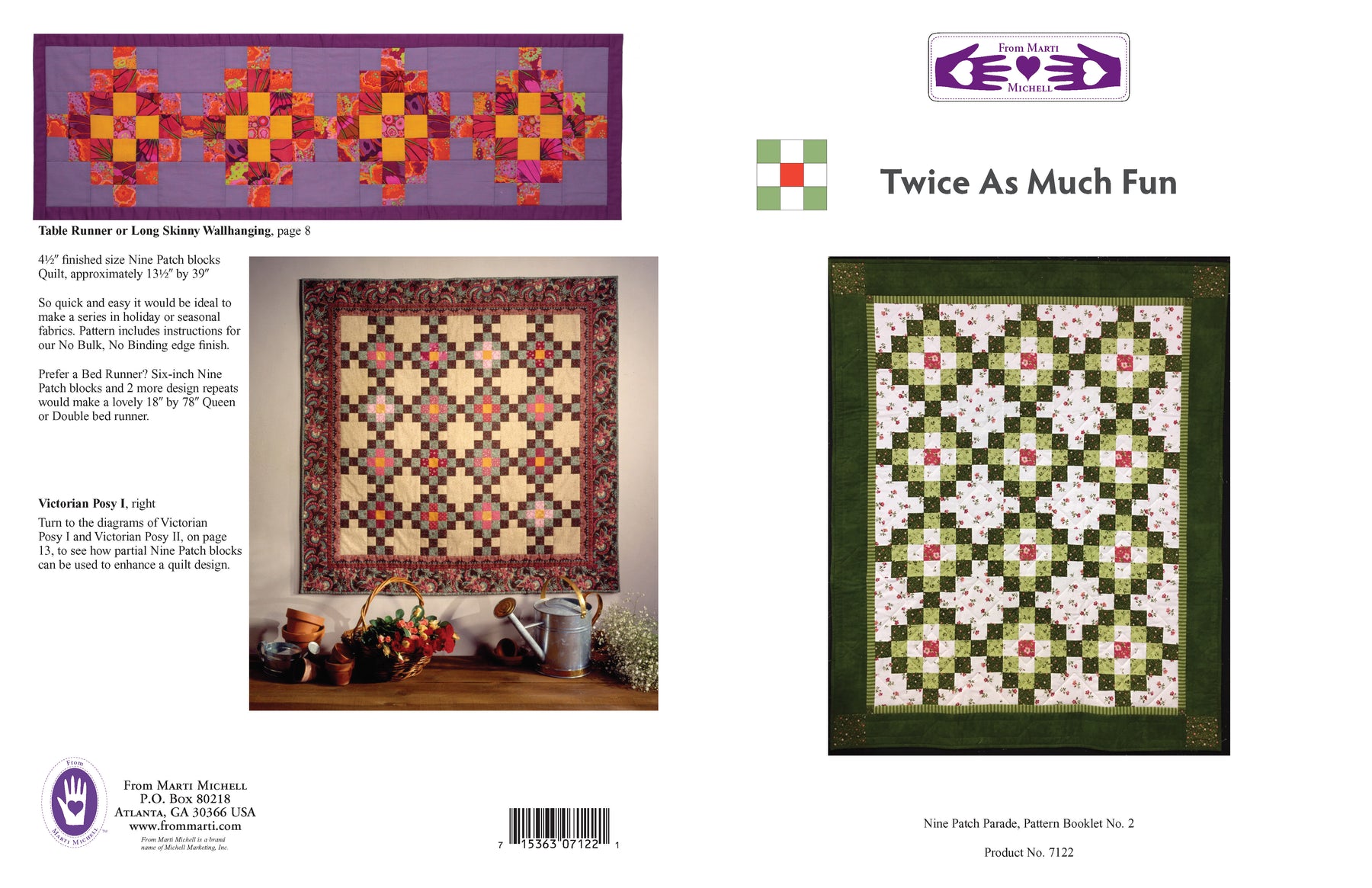 Quilt Pattern & Template - Marti Michell - Interlocking Hexagons - Ode